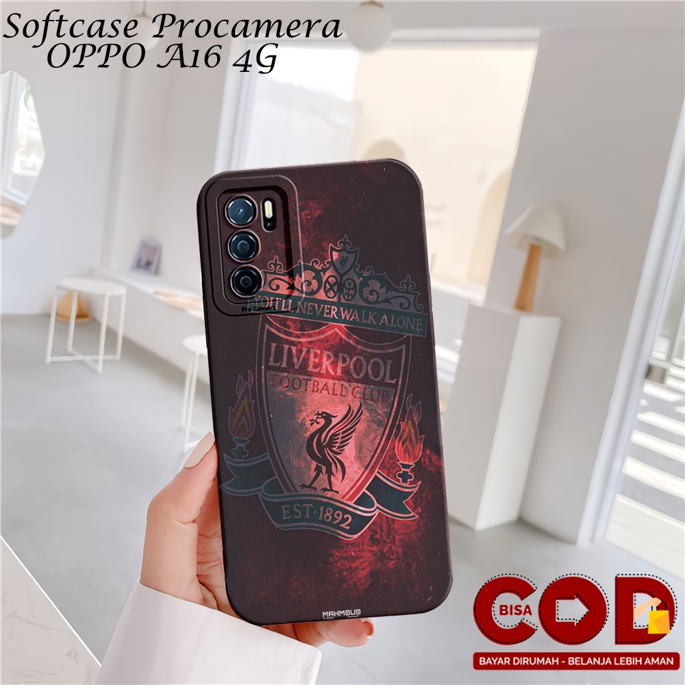 [NowCase] - Case Hp Oppo A16 A16S A54S - A17/A17K - A16K/A16E - Case Motif Sepak Bola - Silicon Hp -