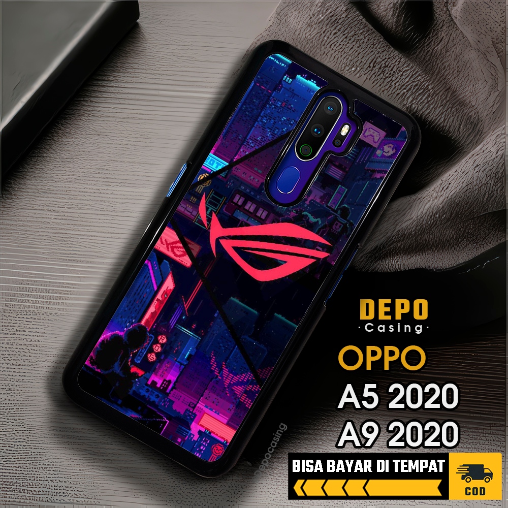 Case Oppo A5 2020 A9 2020 Casing Oppo A5 2020 A9 2020 Casing Depo Casing [ROG2] Case Glossy Case Aes