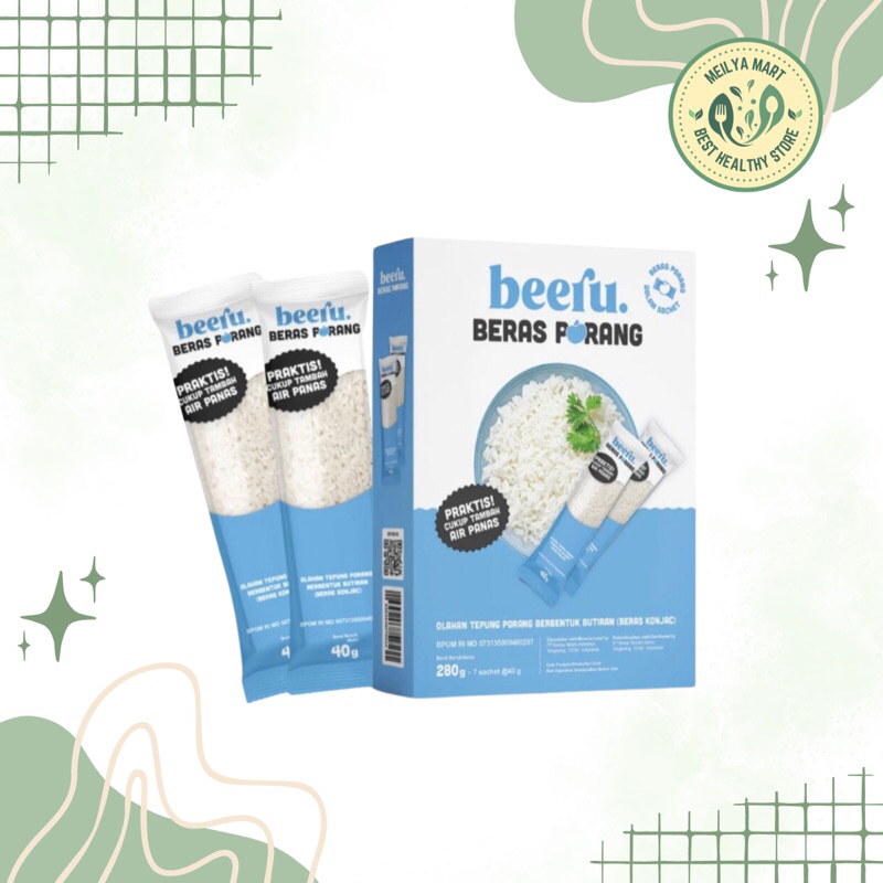 

BEERU BERAS PORANG BOX 280gr