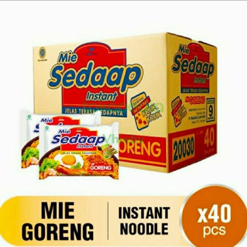 

Sedaap Goreng / Dus (isi 40 Pcs)