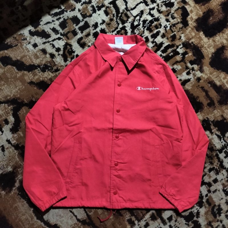 JACKET COACH CHAMPION RED