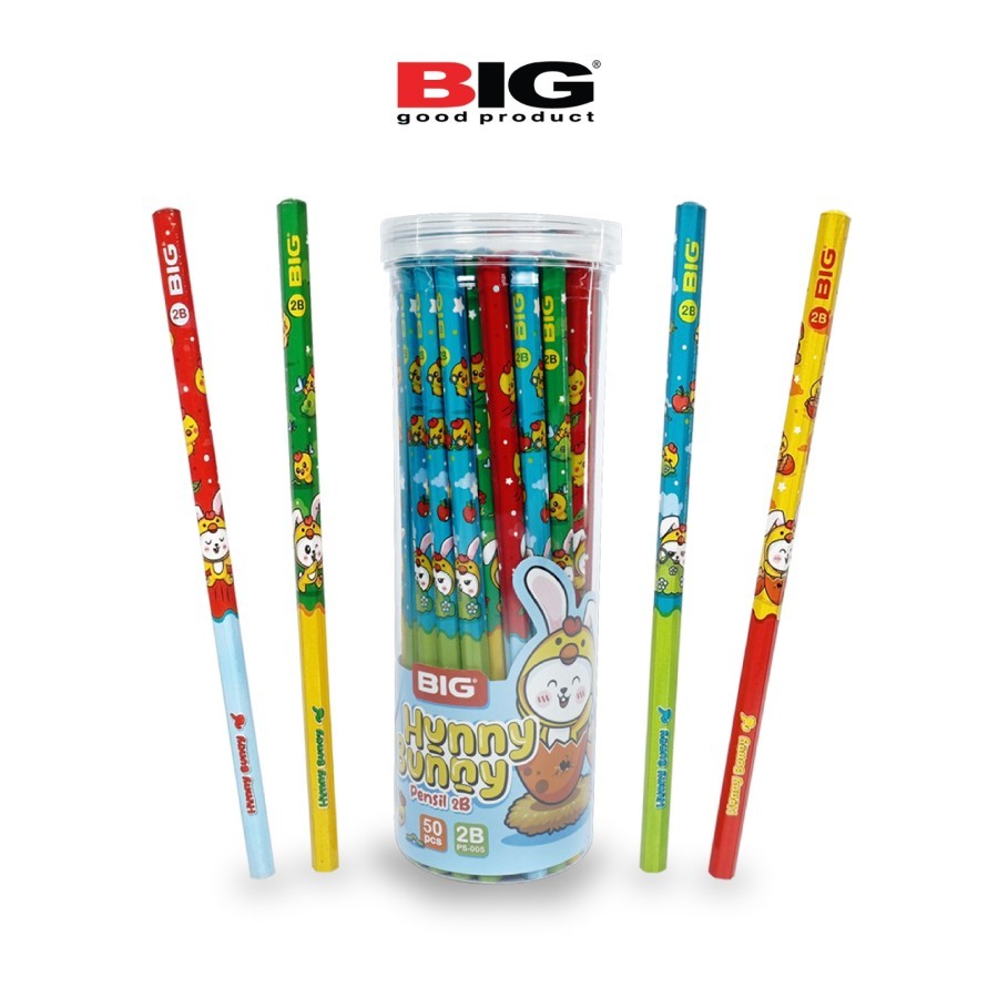

TBMO PENSIL BIG TABUNG HUNNY BUNNY PS-005 2B 50PCS