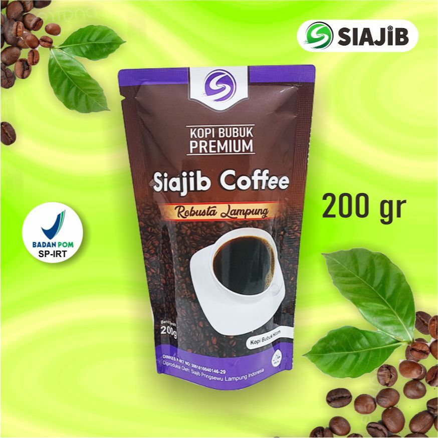 

Kopi Bubuk Premium Siajib Coffe Lampung 200 gr