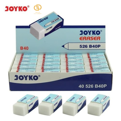 

(1 BOX / 40 PCS) Eraser / Penghapus Joyko 526-B40P