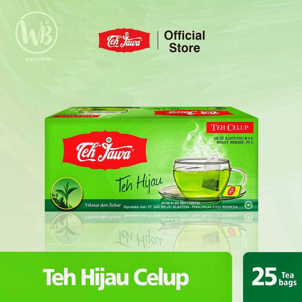 

Teh jawa green tea teh hijau celup 2 g x 25 kantong