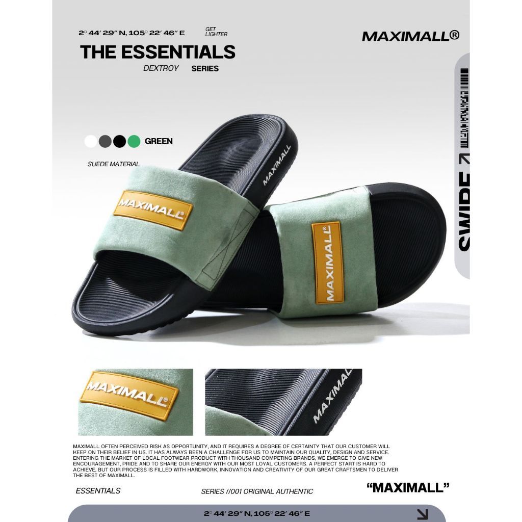 Sandal Slide Maximall Dextro Series Green