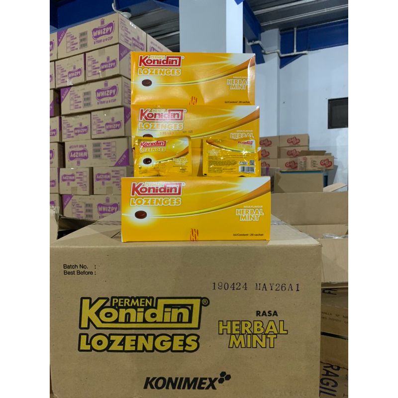 

Permen Pelega Tenggorokan Konidin Lozenges Herbal Mint