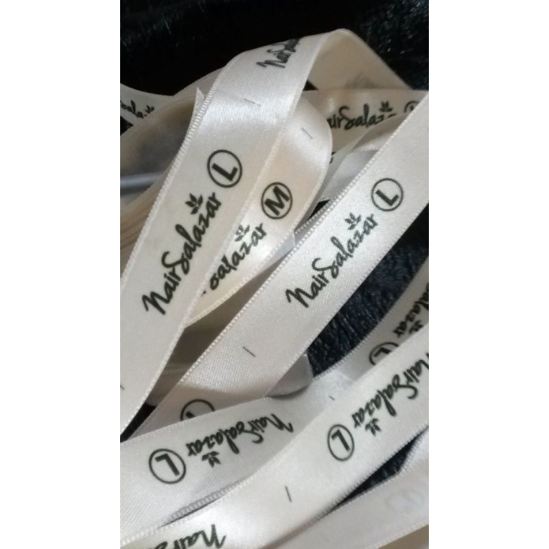 Label Baju / Label Pakaian / Label Tag / label satin / Label Polyster (2x5cm)
