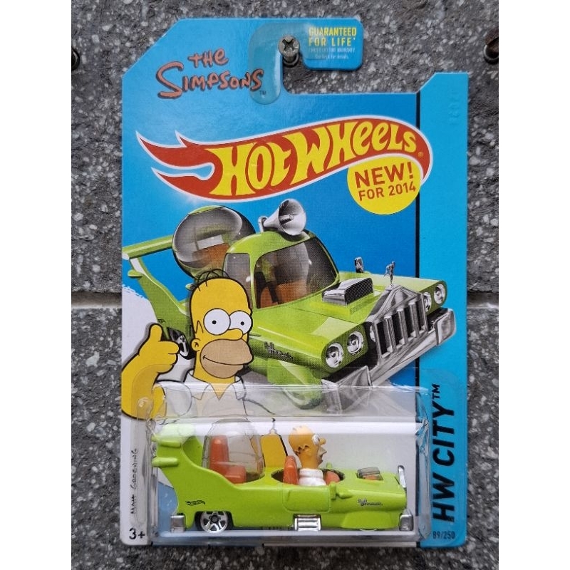 HOT WHEELS CUSTOM HOMMER FIGURE SIMPSONS