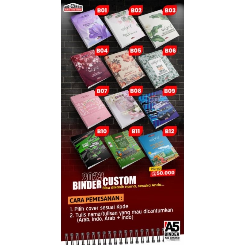 

Binder Hard Cover A5 Tanpa Nama