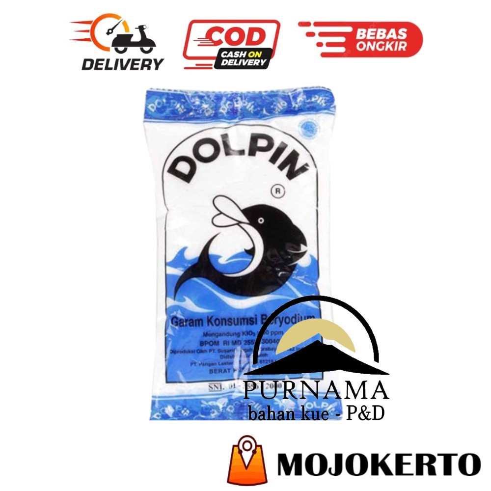 

GARAM DOLPIN SEDANG 500GR TINGGI YODIUM KONSUMSI MEMASAK MAKAN DOLPHIN MADURA SEA SALT HALAL