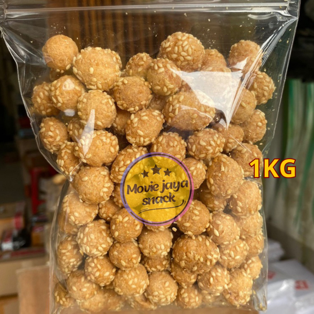 

Kue Ciput Keciput Ketan Wijen Onde Onde Mini Manis Gurih Renyah Kemasan 1Kg