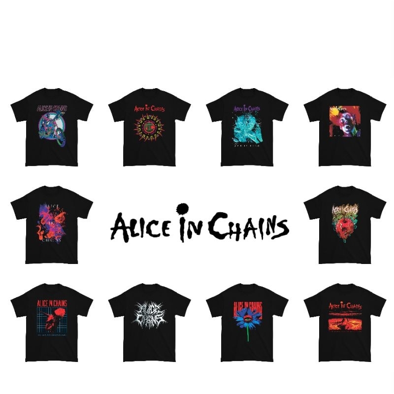 Kaos Alice In Chains Band Music / Kaos Band Alice In Chains / Baju Alice In Chains Band Musik / Baju