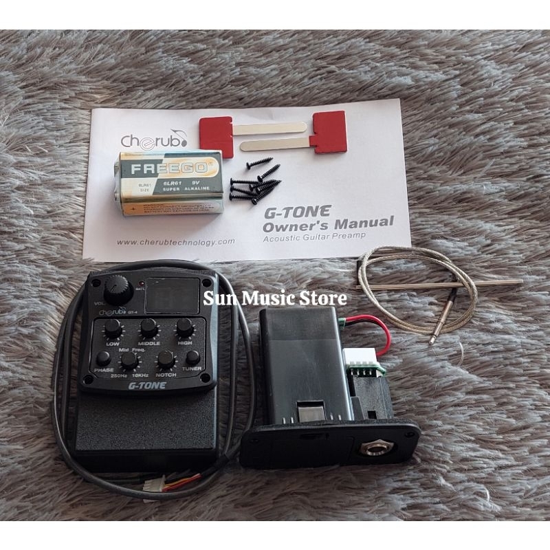 Preamp Cherub GT-4 Original - Preamp Cherub G-Tone GT-4 - EQ Cherub