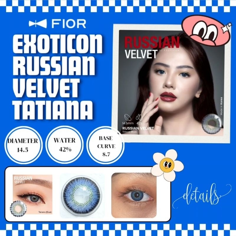 Fior Optic - Softlens Russian Velvet Tatiana (Blue) By Exoticon