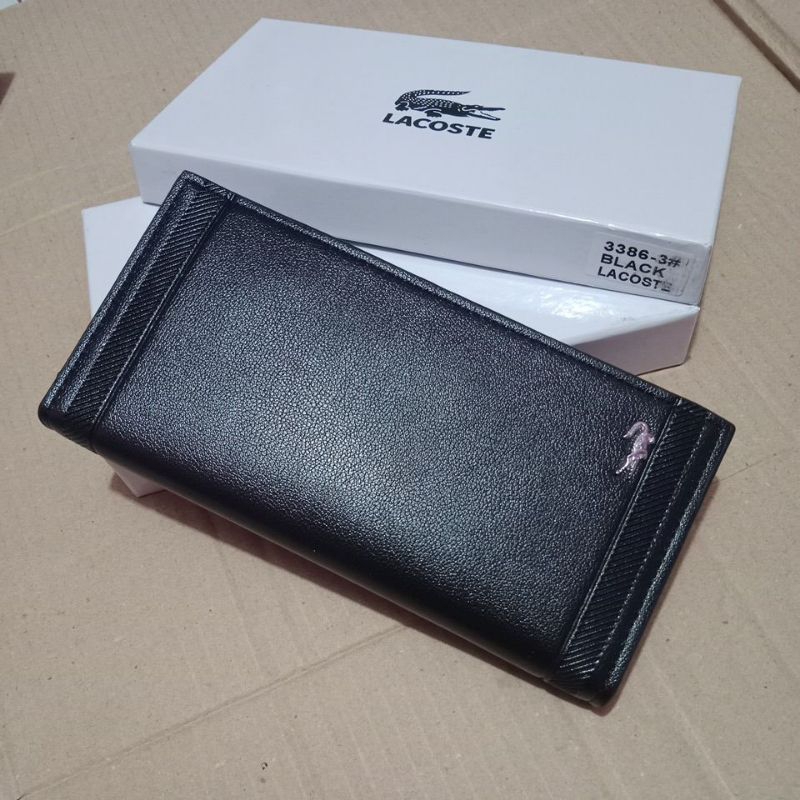 Dompet Kulit LCST Panjang Pria dan Wanita Dompet lipat panjang Gratis Box