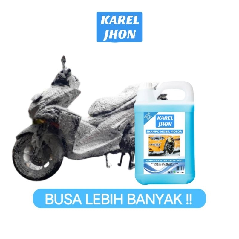 RB1 Sabun cuci mobil/sabun cuci motor/shampoo cuci motor mobil 5 Ltr