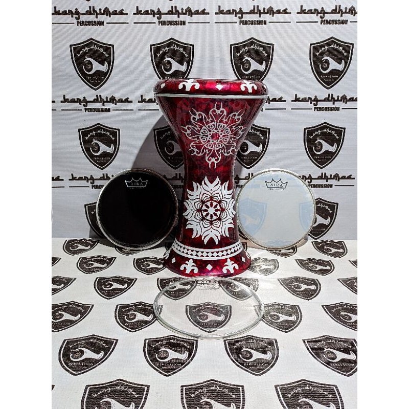 Termurah bisa COD / Darbuka 8 inch motif bagus (Kelas menengah)
