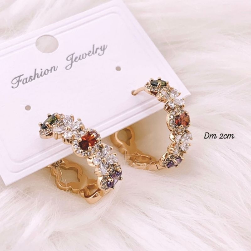 Anting Silver925 Perak Swan Angsa anting Anti Karat anti alergi anting premium berlian kilap 042