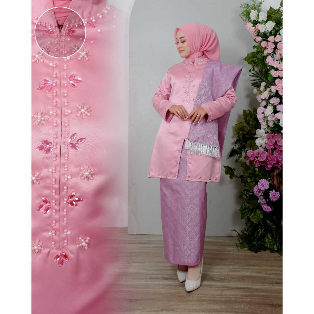 Tunik Lidya baju Basiba Terbaru / Seragam Pesta / Dress Camilla / Kebaya Modern Original / Produk Te