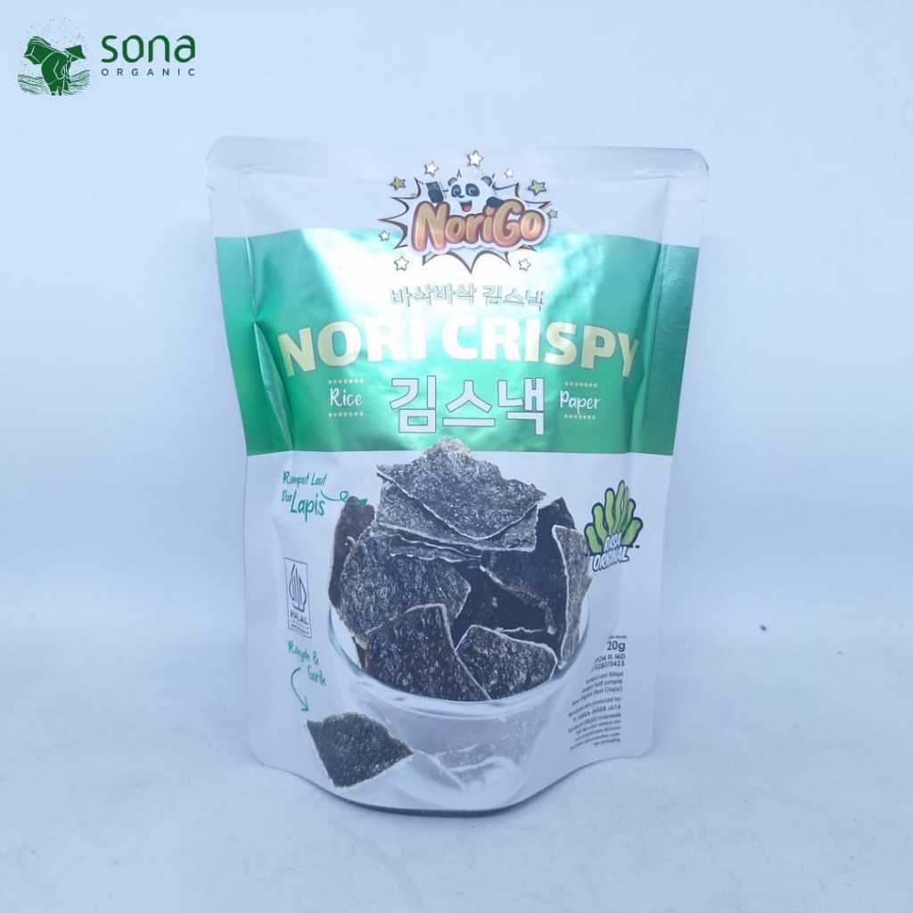 

Nori Crispy Seaweed Snack Original 20gr- Rumput Laut - Nori Crispy - Java Super Food