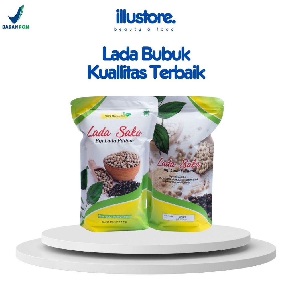 

Lada Putih Bubuk Murni 500 Gram / White Pepper Powder