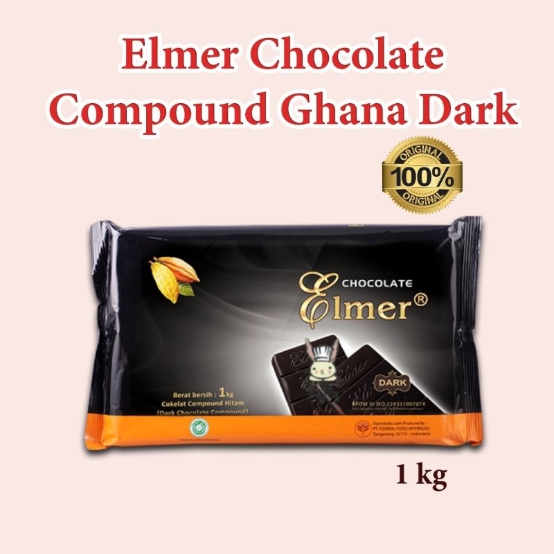 

Elmer Chocolate Compound Dark Ghana 1kg