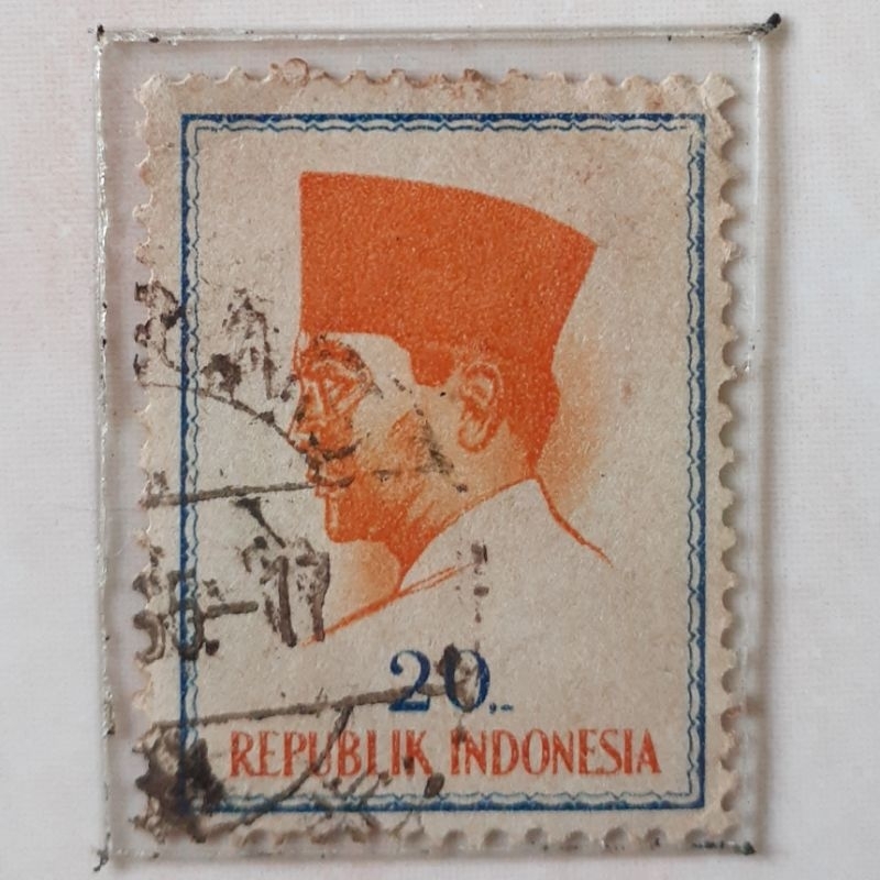 

Perangko Indonesia Presiden Soekarno Tahun 1964 Rp 20