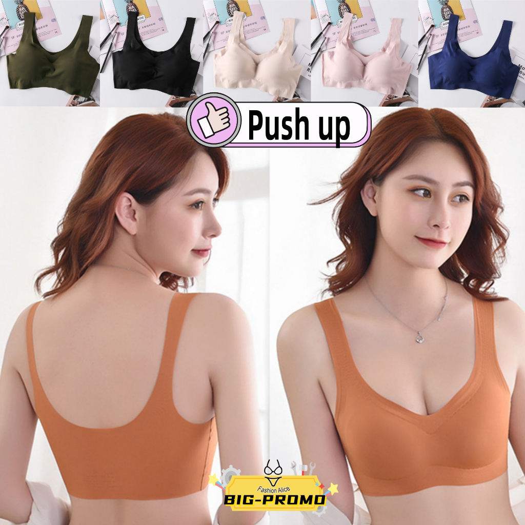 (COD✅)Wanita Bra,Bra wanita import,Bra seamless,BH Pakaian dalam Wanita Tanpa kawat,Bra Push up,bra 