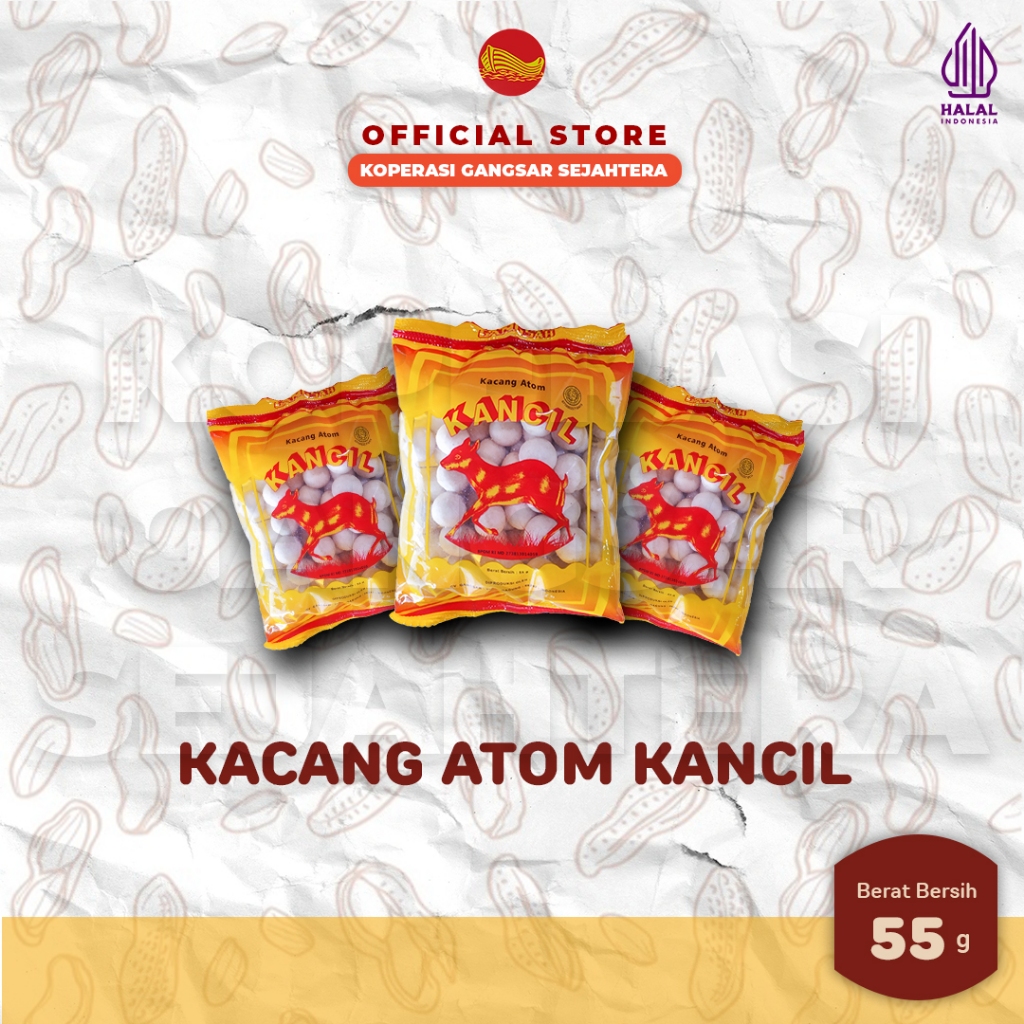 

KACANG ATOM GANGSAR KANCIL 55gr