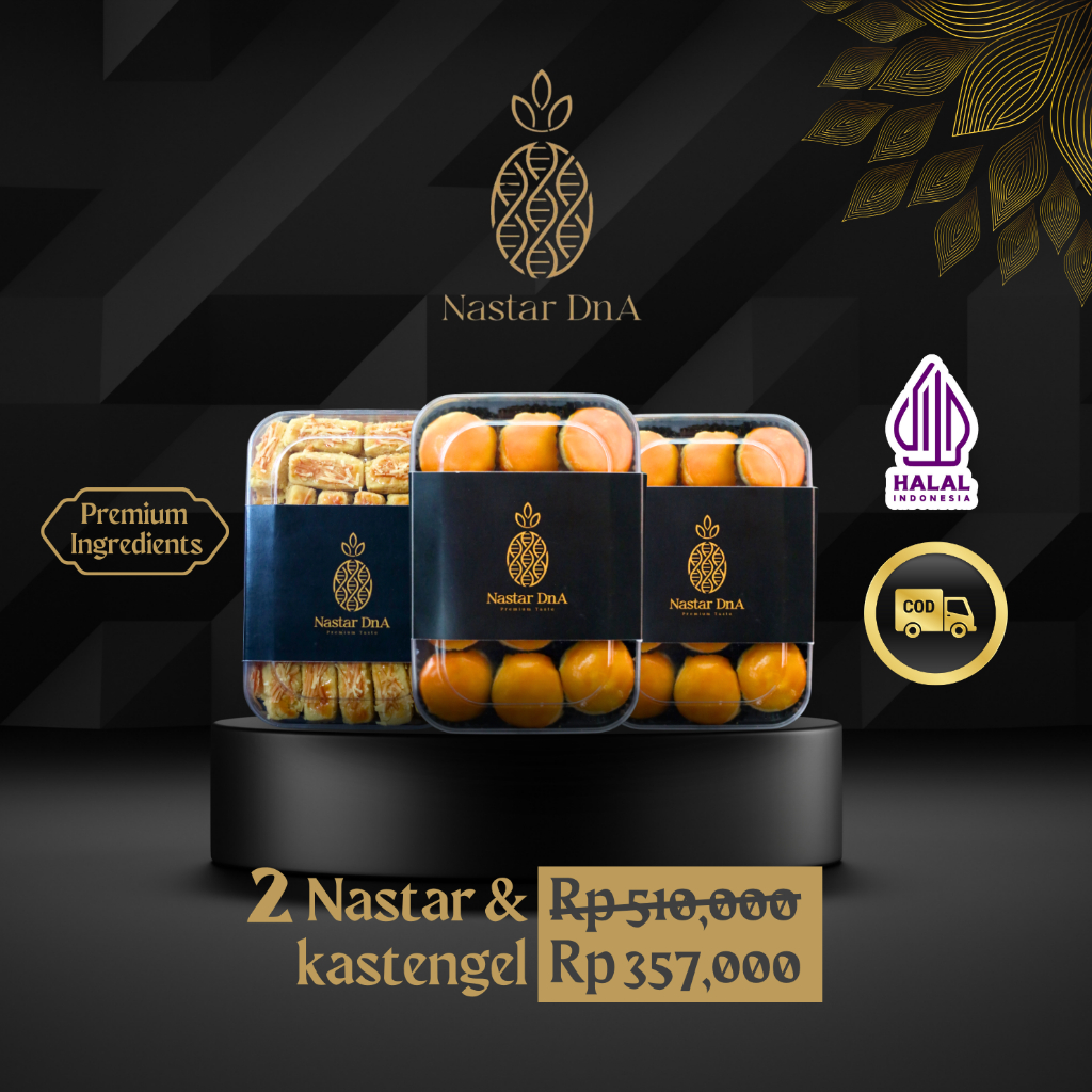 

NASTAR DNA - Bundling 2NASTAR + 1KASTENGEL Premium Keju Edam Wisjman + Nastar Wijsman Butter Premium