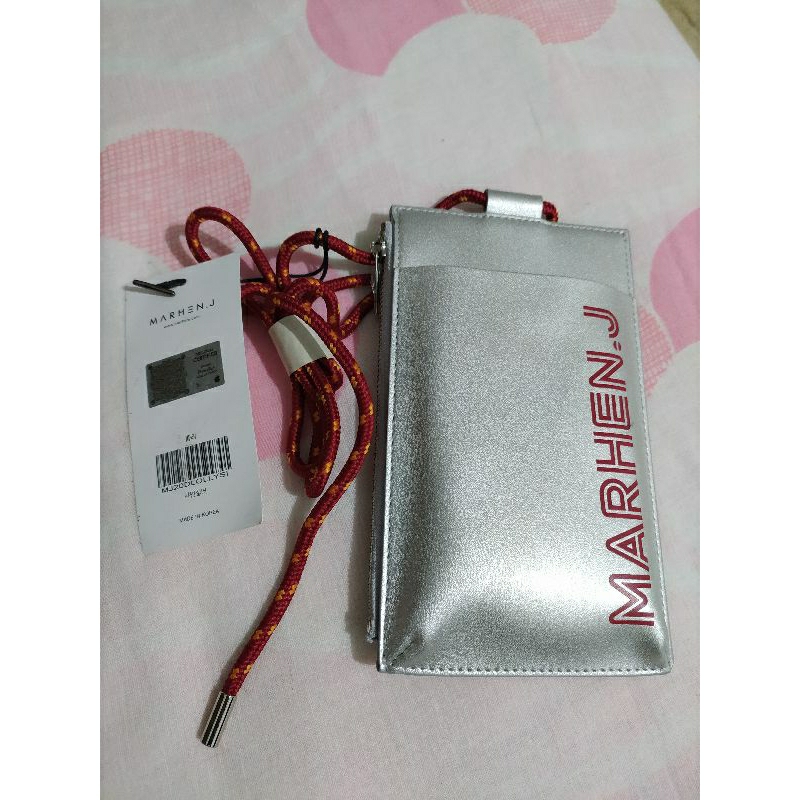 Marhen J lolly bag shine silver BNWT original