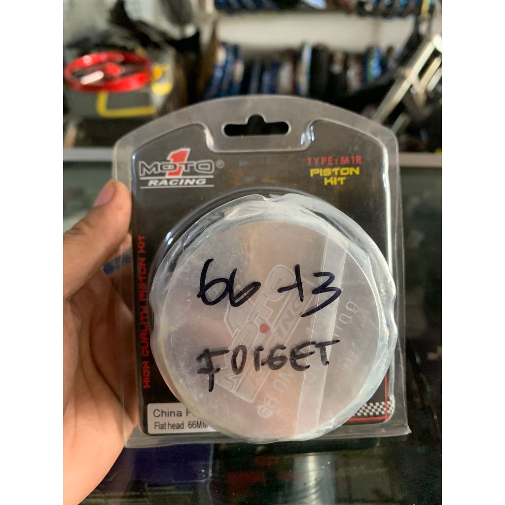 READY PISTON MOTO1 MOTO 1 RACING FORGED FORGET  66 PIN PEN 13 DOUBLE RING JUPITER Z VEGA R ORIGINAL