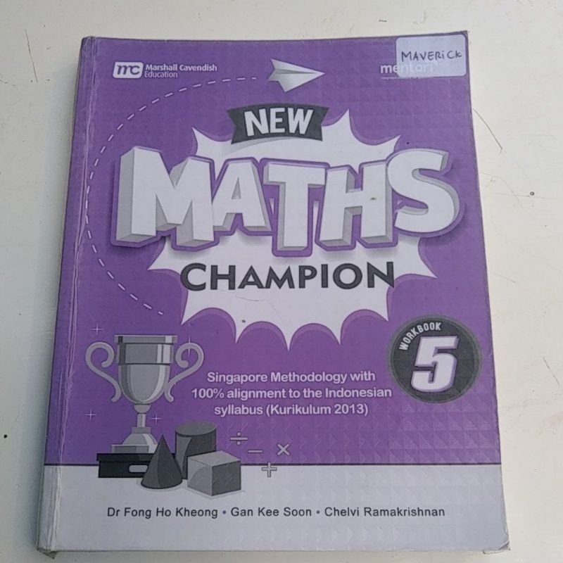 buku new maths champion 5 workbook