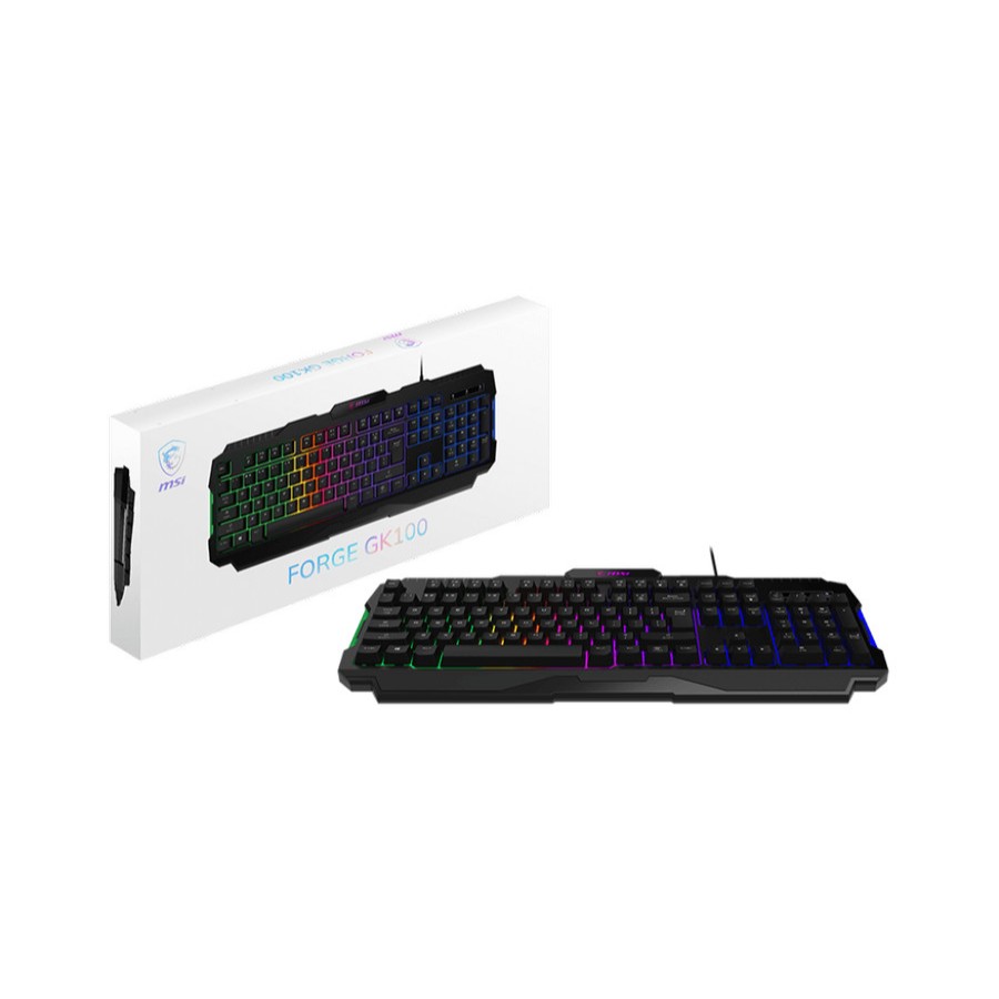 MSI FORGE GK100 US Gaming Keyboard - FORGE GK 100 US Gaming Gear