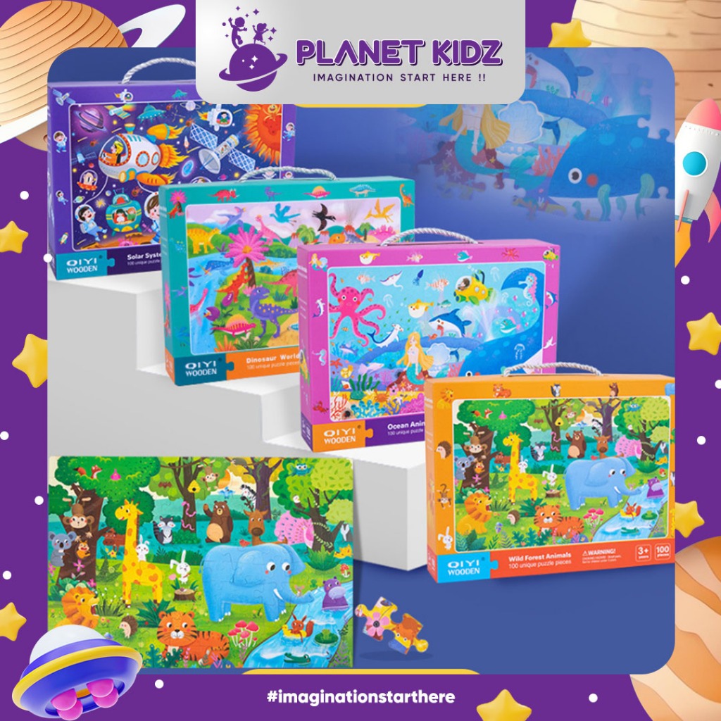 PLANETKIDZ PZ29 Puzzle Besar 100pcs Anak2 Jumbo