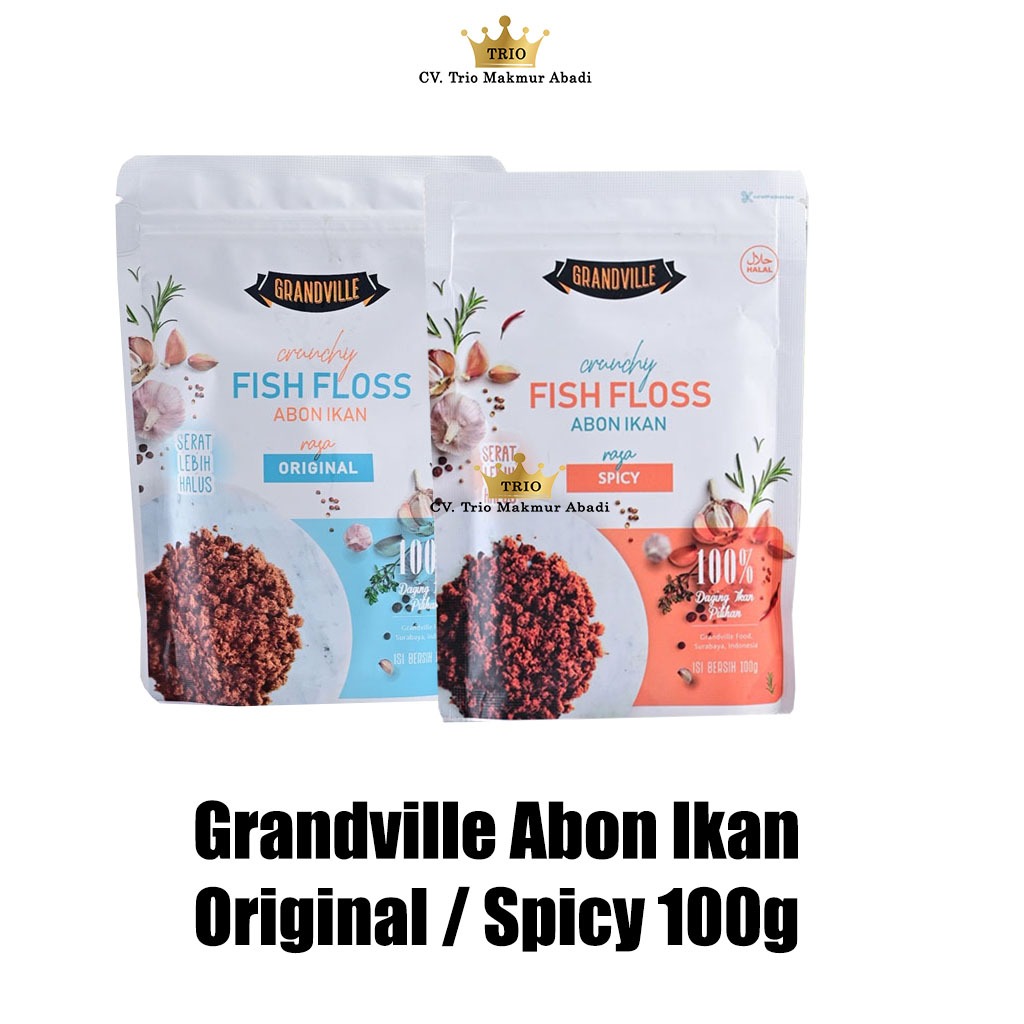 

Grandville Abon Ikan Original / Spicy 100g