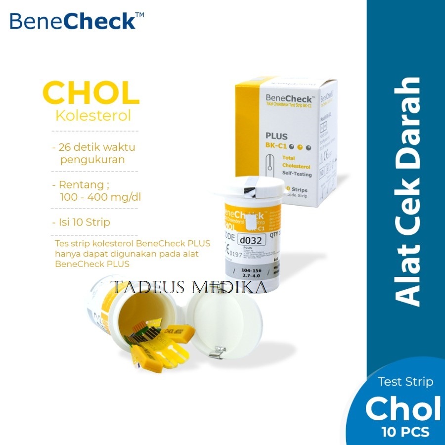 BENECHECK Strip kolesterol PLUS