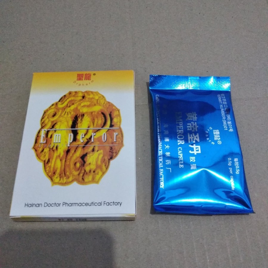 [PRIVASI AMAN] Emperor Kapsul Obat Stamina Pria herbal (WITH BOX/NO BOX)