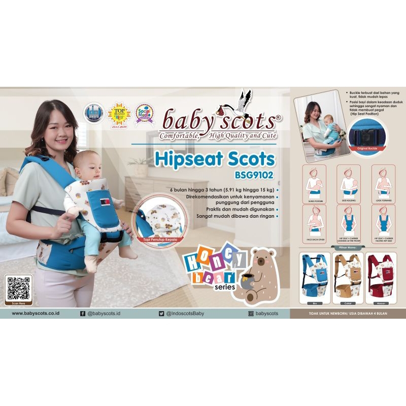 GENDONGAN HIPSEAT BABY SCOTS