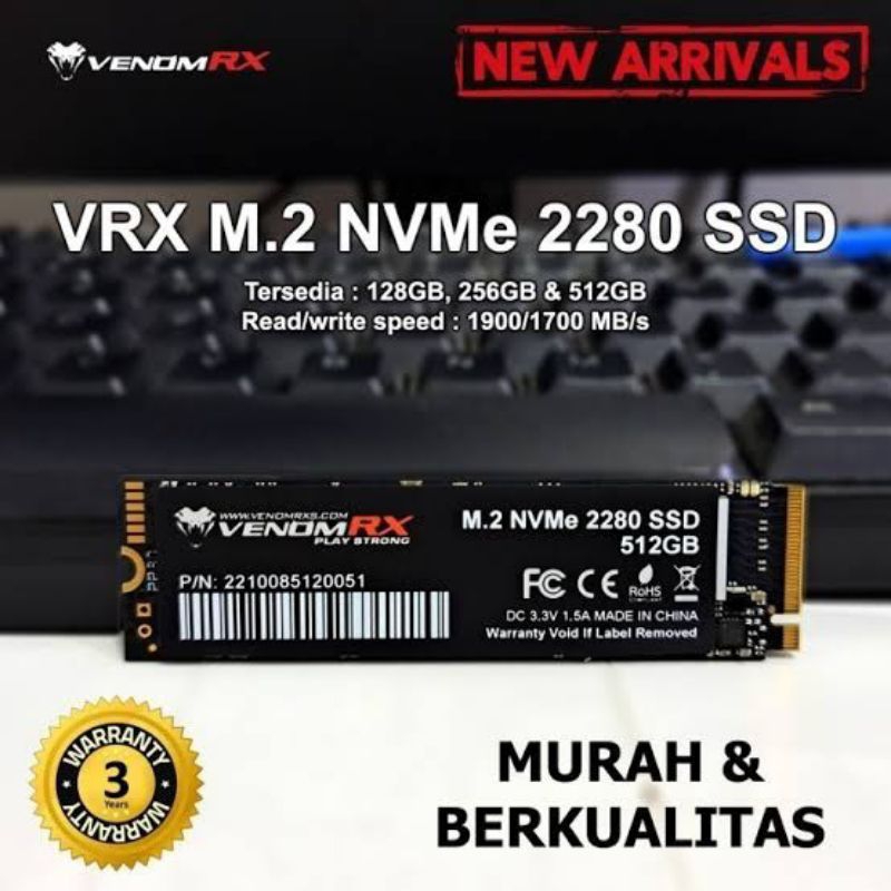 Venomrx SSD NVME 512GB 3.0 SSD Venomrx NVME 512GB SSD NVME 512GB SSD 512GB SSD Venomrx