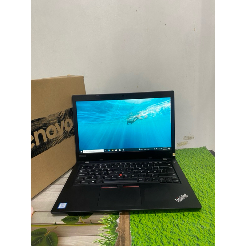 LAPTOP BEKAS LENOVO THINKPAD L490 i5-8265U 8GB/128GB W10+OHS Touchscreen MULUS