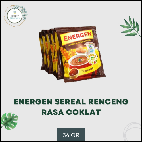 

ENERGEN SEREAL RASA COKLAT RENCENG 10 PC MURAH !!