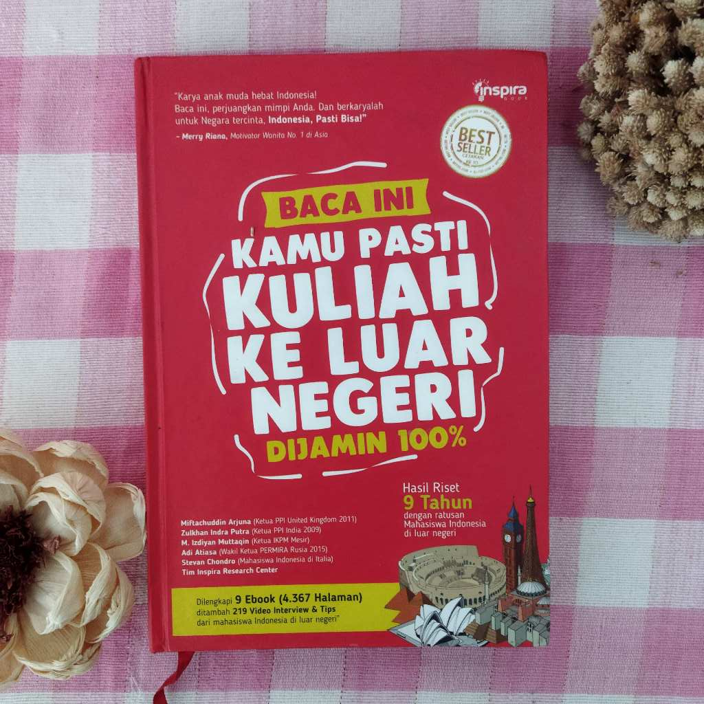 Jurus Kuliah ke Luar Negeri: Baca Ini Kamu Pasti Kuliah ke Luar Negeri PRELOVED