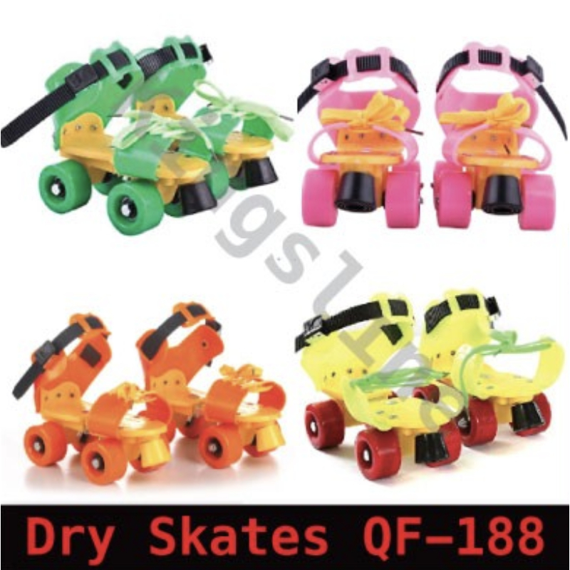 Dry Skate / Spatu Roda 4 Remaja Adjustable Inline