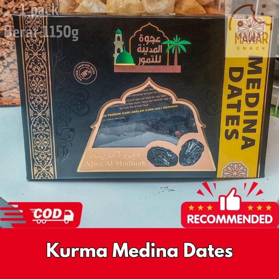 

kurma ajwa al madinah 1 kg - buah kurma