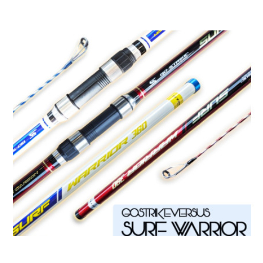 Alat Pancing Kuat Joran GostrikeVersus Surf Warrior 390 Pasiran - Sambung Tiga