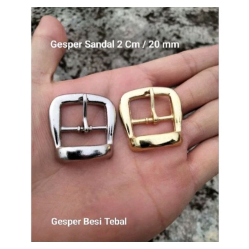 gesper sandal 2 cm / 20 mm gesper sandal besi birken gesper tusuk gesper