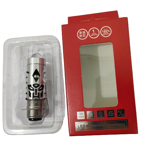 18 WATT LAMPU BOHLAM LENSA LED UTAMA DEPAN MOTOR BEBEK MATIC MATIK UNIVERSAL BUMBLEBEE TRANSFORMER