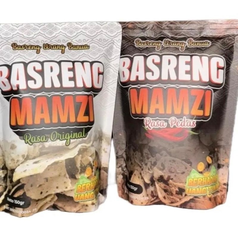 

Basreng Mamzi Original Pedas 150gr
